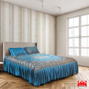 لحاف روتختی دلبر آبی