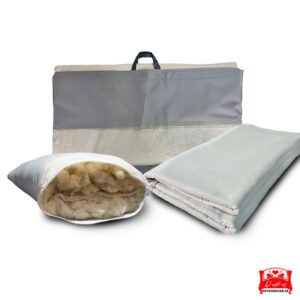 پک برنزی ( تشک نمدی - بالش ارگانیک )